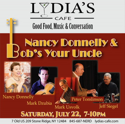 Nancy Donnelly & Bob’s Your Uncle at Live At Lydia's at Lydia's Cafe