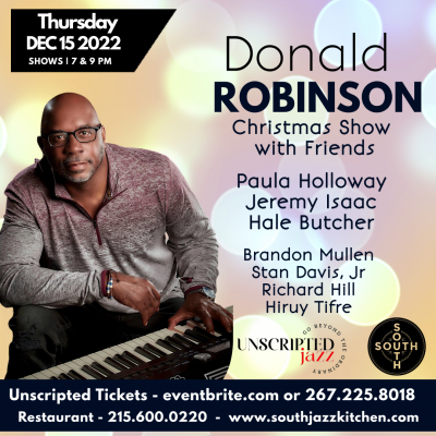 Donald Robinson Christmas With Friends at South Jazz Club