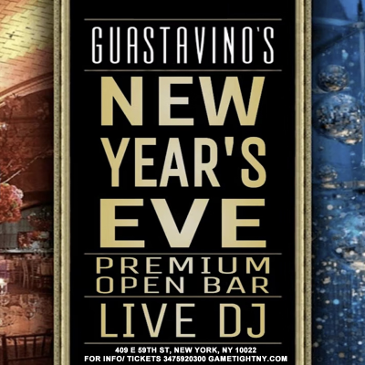 Guastavino's New Year's Eve Party 2023 at Guastavino’s - event poster Guastavino's New Year's Eve Party 2023 at Guastavino’s