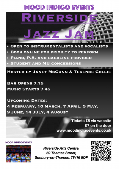 Riverside Jazz Jam at Riverside Arts Centre