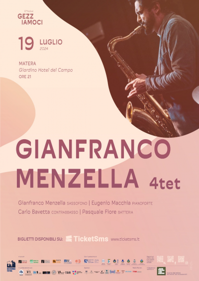 Gianfranco Menzella Quartet at Gezziamoci Festival at Giardino Hotel Del Campo