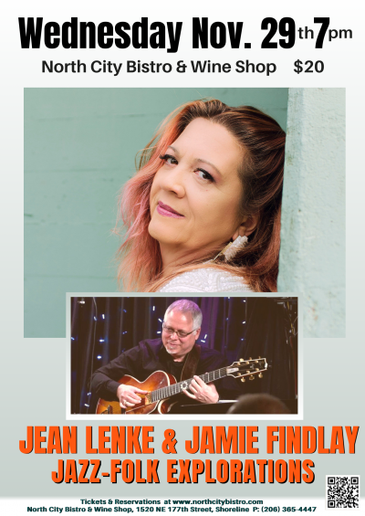 Jean Lenke & Jamie Findlay at North City Bistro & Wine Shop