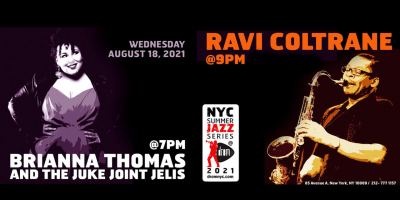 Ravi Coltrane And Juke Joint Jelis Feat. Brianna Thomas at Nyc Summer Jazz Series At Drom at Drom