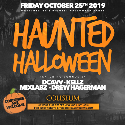 Coliseum White Plains Haunted Halloween Party 2019 at Coliseum White Plains