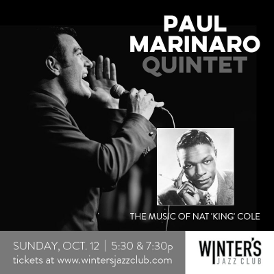 Paul Marinaro Quintet at Winter's Jazz Club