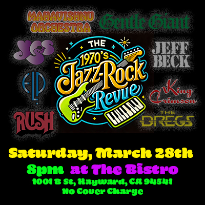 1970's Jazz-rock Revue Band at The Bistro