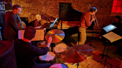 Nelda Swiggett Trio at Seattle Jazz Fellowship - event poster Nelda Swiggett Trio at Seattle Jazz Fellowship