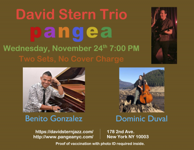 David Stern, Benito Gonzalez, & Dominic Duval at Pangea
