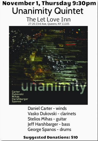 Unanimity Quintet at The Letlove Inn