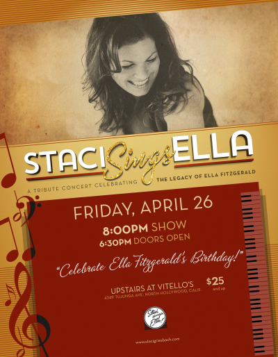 Staci Sings Ella Birthday Tribute at Feinstein's At Vitello's