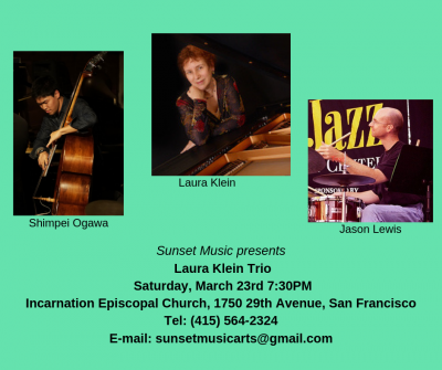 Laura Klein (piano) at Incarnation Episcopal Church - event poster Laura Klein (piano) at Incarnation Episcopal Church
