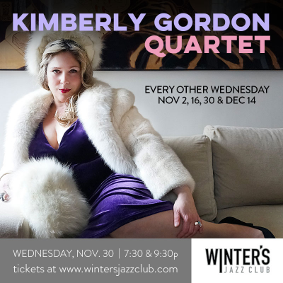 Kimberly Gordon  at Winter's Jazz Club
