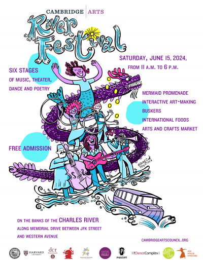 Cambridge Jazz Festival Stage At The Cambridge River Festival at Cambridge River Festival at Weld Boat House