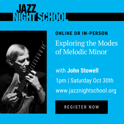 John Stowell at Jazz Night School