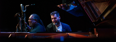 Lucian Ban And Alex Harding at Bop Shop Records - event poster Lucian Ban And Alex Harding at Bop Shop Records