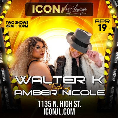 Walter K Featuring Amber Knicole at ICON Jazz Lounge - event poster Walter K Featuring Amber Knicole at ICON Jazz Lounge