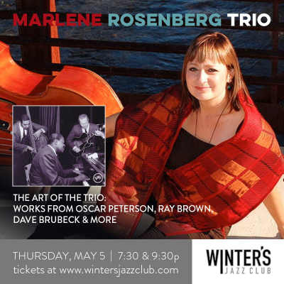 Marlene Rosenberg Trio at Winter's Jazz Club
