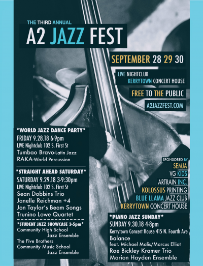 A2 Jazz Fest: Piano Jazz Sunday at A2 Jazz Fest at Kerrytown Concert House