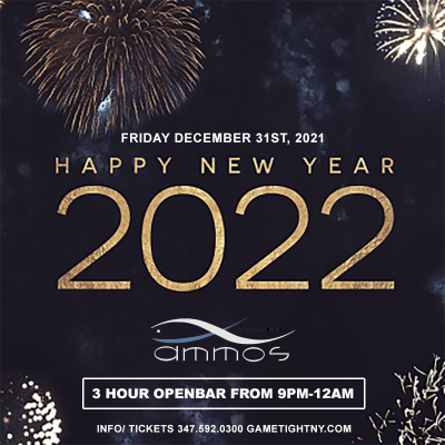 Ammos Estiatorio Nyc New Years Eve Party 2022 at Ammos Estiatorio