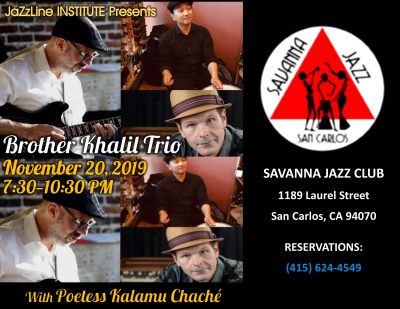Brother Khalil Trio at Savanna Jazz