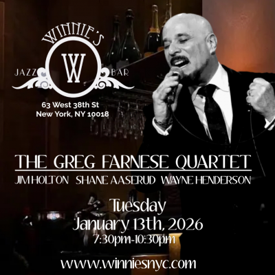 The Greg Farnese Quartet at Winnie's Jazz Bar