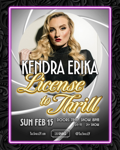 Kendra Erika Celebrates Album Release With 'License To Thrill – The James Bond Songbook' One-night-only Las Vegas Showcase at The Space