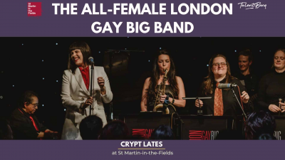 The All-female London Gay Big Band at London Jazz Festival at The Crypt