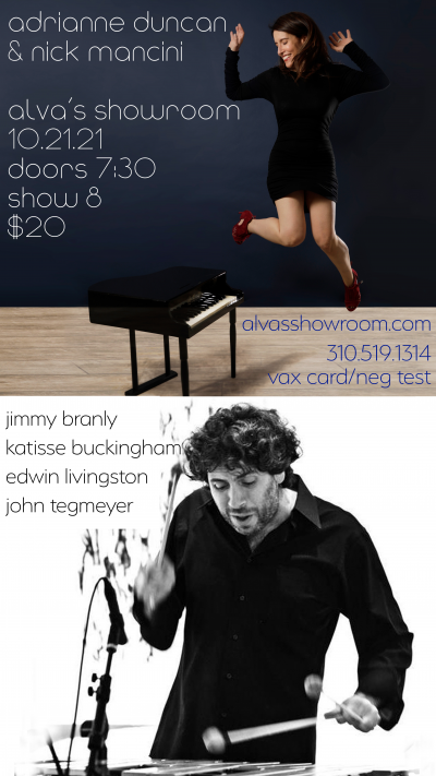 Adrianne Duncan And Nick Mancini at Alva's Showroom