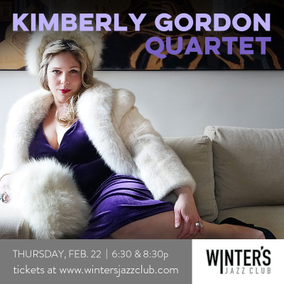 Kimberly Gordon Quartet at Winter's Jazz Club