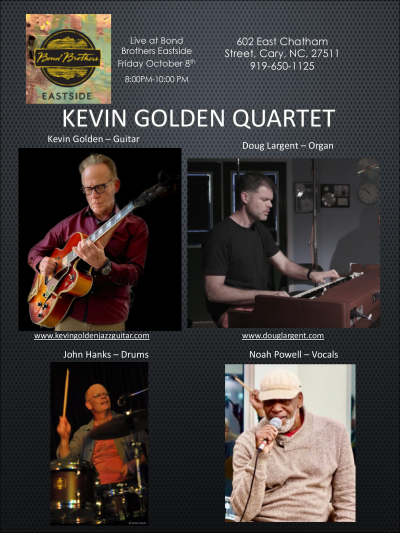 Kevin Golden Quartet-bond Brothers Eastside at Bond Brothers Eastside