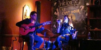 Rose Max & Ramatis Moraes Downstairs In The Cellar at Le Chat Noir De Salis