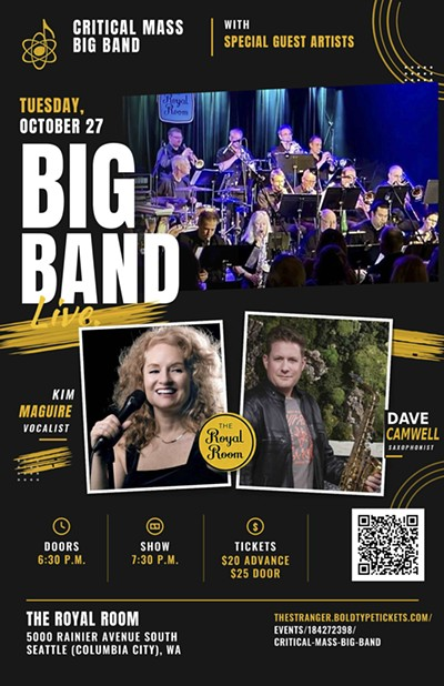 Critical Mass Big Band W/kim Maguire &amp; Dave Camwell