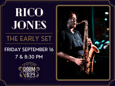 The Early Set - Rico Jones at Room 623 - event poster The Early Set - Rico Jones at Room 623