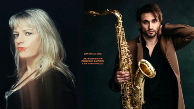 Rebecca Barnard features with JMQ Jazz Ensemble at The Golden Gate Hotel