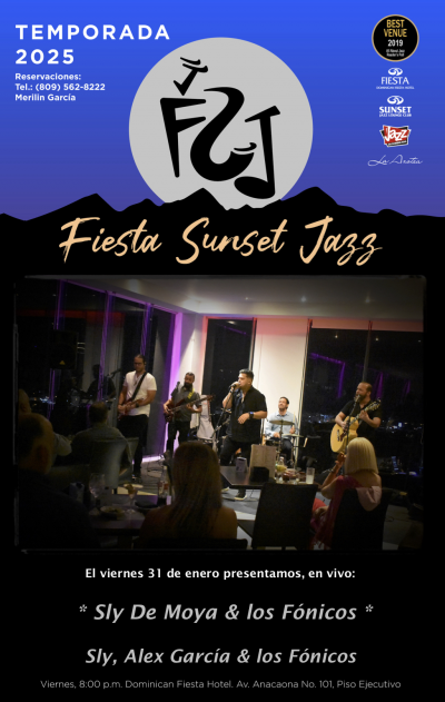 Sly De Moya at Fiesta Sunset Jazz