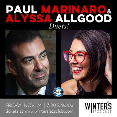 Paul Marinaro & Alyssa Allgood - Duets! at Winter's Jazz Club