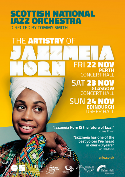 The Artistry Of Jazzmeia Horn With The Snjo at Glasgow Royal Concert Hall - event poster The Artistry Of Jazzmeia Horn With The Snjo at Glasgow Royal Concert Hall