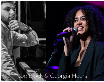 Joe Block & Georgia Heers at True Blue Jazz Festival at Downtown Rehoboth Beach / Boardwalk Plaza Hotel - event poster Joe Block & Georgia Heers at True Blue Jazz Festival at Downtown Rehoboth Beach / Boardwalk Plaza Hotel