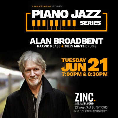 Piano Jazz Series: Alan Broadbent at Zinc Bar