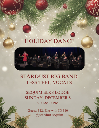 Holiday Dance with Stardust Big Band at Sequim Elks Lodge