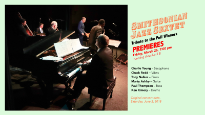 Smithsonian Jazz Sextet: Tribute To The Poll Winners at Manchester Craftsmen's Guild