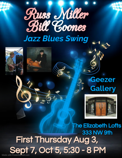 Russ Miller Bill Coones First Thursday Artwalk Elizabeth Lofts at The Elizabeth Lofts