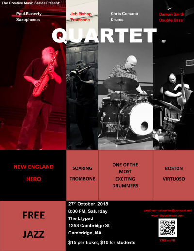 CANCELLED: Unrestricted, Unrehearsed And Creative Music Ala Free-jazz at Lilypad