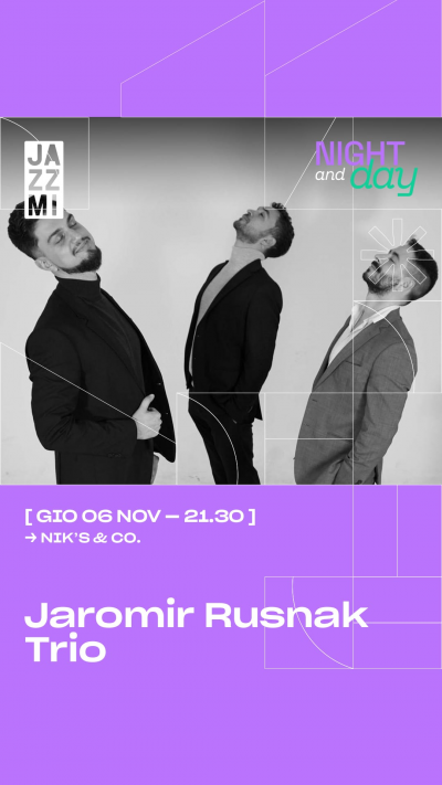 Jaromir Rusnak Trio at Nik's&co - event poster Jaromir Rusnak Trio at Nik's&co