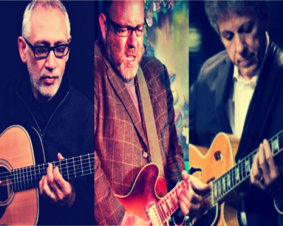 Mark Goldenberg / Adam Levy / Frank Potenza at Jazz At The Blue Guitar - event poster Mark Goldenberg / Adam Levy / Frank Potenza at Jazz At The Blue Guitar