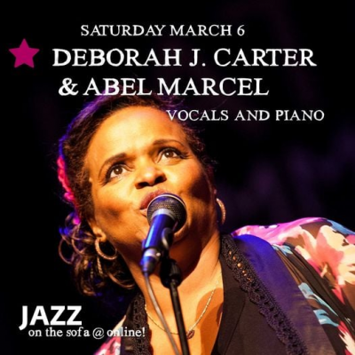 Deborah J. Carter & Abel Marcel at Jazz On The Sofa at Jazz On The Sofa