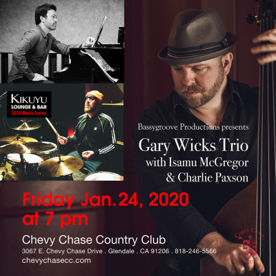 Gary Wicks Trio at Kikuyu Lounge (chevy Chase Country Club) - event poster Gary Wicks Trio at Kikuyu Lounge (chevy Chase Country Club)