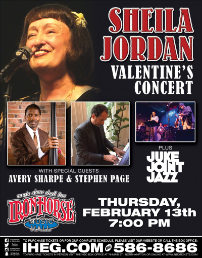 Sheila Jordan Valentine's Concert  at The Iron Horse Music Hall