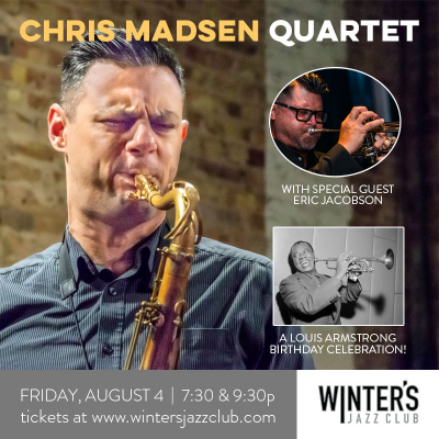 Chris Madsen Quartet With Vocalist Alyssa Allgood at Winter's Jazz Club