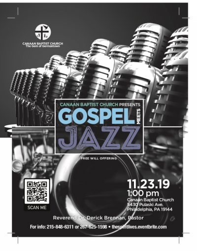 Gospel Meets Jazz at Canaan Baptist Church